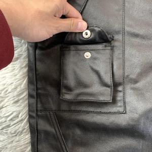 DENIMGUYS Hip Hop hommes Jeans enduits cirés multi-poches personnalisé Streetwear hommes épilation à la cire Denim pantalon jean - Product Image 5