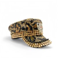 Chapeau de capitaine steampunk en strass à faible MOQ, chapeau de pirate avec logo personnalisé, idéal pour les foires de bandes dessinées et les défilés de super-héros