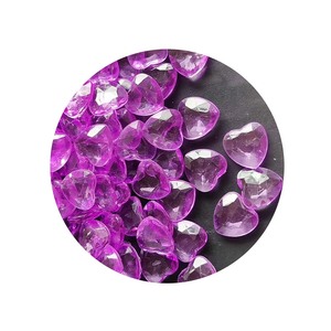 カラフルなアクリルハートジェムアイスクリスタルロック1ポンドバッグ花瓶フィラー - Product Image 2