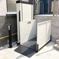 Eterlift 6m 350kg, élévateur hydraulique en acier inoxydable pour personnes handicapées, équipement d'accès pour villa intérieure et extérieure