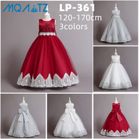 Robes de mariée pour enfants de style européen MQATZ, robes de princesse formelles pour filles, robe de bal pour enfants, mode enfant, 4-15 ans
