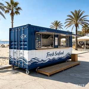 Outdoor Luxury Shipping Restaurant With Professional Kitchen Layout <b>Container</b> Cafe - Product Image 4