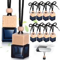 Bouteille diffuseur d'huiles essentielles pour voiture 8 ml avec LOGO personnalisé, flacon vide pour parfum suspendu, désodorisant de voiture