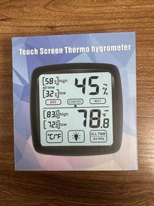 Interior Exterior Uso en el hogar <span class=keywords><strong>Digital</strong></span> Negro LCD Termómetro Higrómetro Temperatura - Product Image 4
