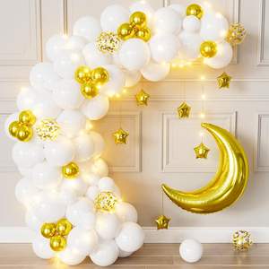 Felice Eid Mubarak Foil palloncini Mylar Ramadan Mubarak Kareem Hajj <span class=keywords><strong>islamiche</strong></span> forniture per <span class=keywords><strong>feste</strong></span> - Product Image 2