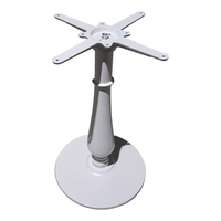 Base de table en fonte personnalisable en forme de vase D550xH720mm pour tables de restaurant et de café, robuste, plusieurs tailles disponibles