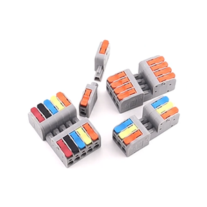 Bornier à connexion rapide sans soudure KV232 avec fils insérés aux <span class=keywords><strong>deux</strong></span> extrémités, borne à connexion traversante 5p - Product Image 1