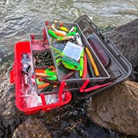Kit de leurres de pêche 428 pièces/ensemble, appâts souples et durs, adaptés à toutes les couches d'eau, ensemble de leurres simulés efficaces avec boîte