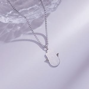 Collier Pendentif Personnalisé <span class=keywords><strong>en</strong></span> Acier Inoxydable avec Calligraphie Arabe Islamique, Bijou de Mode <span class=keywords><strong>en</strong></span> Gros pour l'Aïd, pour Femmes et Hommes - Product Image 6