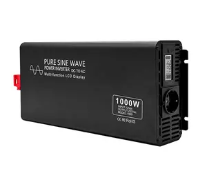 1000w inverter prezzi 24v 1000w inverter dc 12v a ac 220v 1000w 100% potenza di uscita pura sinusoidale onda sinusoidale