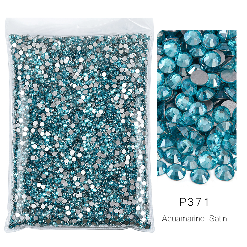 P371 Satin aigue-marine