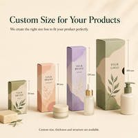 Boîte de présentation de luxe SHINY avec vernis UV sélectif et pelliculage mat, en carton 400 g/m², avec doublure en mousse, enveloppes/autocollants personnalisés pour articles haut de gamme