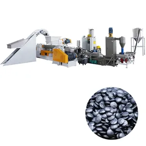 Masterbatch carbon đen Máy làm PP PE Vòng nước pelletizing dòng kneader hai giai đoạn đùn