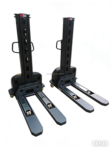 Apilador Autocargable Portátil con Batería de Iones de Litio de 1T 1.5T, Precio de Fábrica, con Neumáticos de Poliuretano Ajustables - Product Image 6