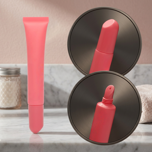 Custom Soft <b>Silicone</b> Plastic Lip Balm 10ml 15ml 20ml Pink PCR Packaging Lip Oil Gloss <b>Tubes</b> Squeeze Eye Cream <b>Tubes</b> Screw Cap - Product Image 4