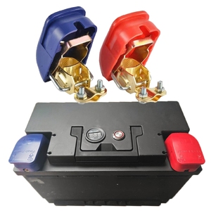 Abrazadera de Terminal de Batería de Cobre Puro de Alta Resistencia, Conector Positivo y Negativo para Baterías de <span class=keywords><strong>Coche</strong></span>, Camión y Embarcaciones - Product Image 3