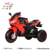Tricycle électrique pour enfants, en plastique, unisexe, à batterie rechargeable, avec télécommande, jouet à roulettes pour les enfants de 2 à 7 ans