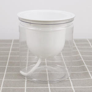 Clair Intérieur <span class=keywords><strong>Paresseux</strong></span> Automatique Pots D'eau En Plastique Pot De Fleur Décoratif Pot De Plante Auto Arrosage Planteur - Product Image 4