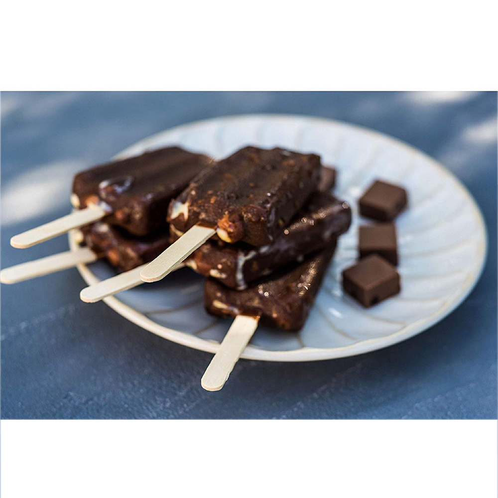 Bâtons de Popsicle En Bois Naturel Artisanat Crème Glacée Bâtons 4.5in Longueur