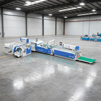 Machine à fabriquer des sacs en plastique multifonctionnelle PEASHIN avec couture, ourlet, contrôle de la température, composants principaux PLC
