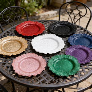 Assiettes de Présentation Jetables (500 pièces) pour 100 Personnes – Vaisselle et Couverts pour Mariages et Événements – Vente Flash - Product Image 1