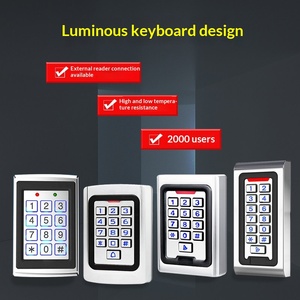 防水オールインワンアクセス制御システム（スワイプカード、パスワード、NFC対応、金属製、シルバー/ブラック、屋外用鉄製ドアロック） - Product Image 5