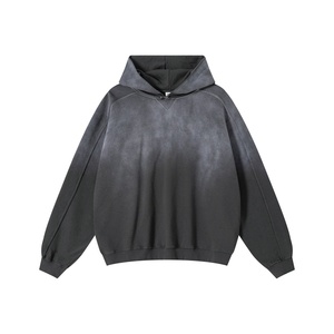 เสื้อสเวตเชิ้ตมีฮู้ดทรงโอเวอร์ไซส์ไล่เฉดสีสำหรับผู้ชาย รุ่น Y2K สไตล์สตรีทเรโทร  เป็นตัวเลือกที่สมบูรณ์แบบสำหรับการพักผ่อนแบบล้ำสมัย - Product Image 3