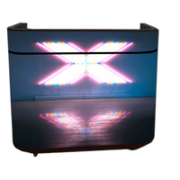 Écran LED DJ Qray personnalisé pour réception, luminosité 1000 cd, gamme de couleurs Adobe RGB 98%, support sur pied pour affichage