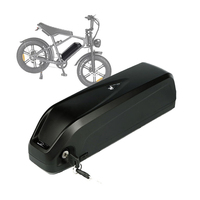 Baterai E-bike Down Tube 48V 17.5Ah 20Ah 21Ah untuk Sepeda Listrik Ridstar Q20 Lite dengan Pilihan Tegangan Lithium 36V