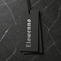 Étiquettes suspendues de luxe en vélin noir et transparent, idéales pour les vêtements, personnalisées, imprimées, translucides, pour étiquettes de vêtements, boîtes de cartes