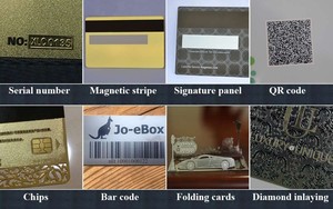 Miễn Phí Thiết Kế Mẫu Tùy Chỉnh Laser Khắc Kinh Doanh Trống 0.3-0.8Mm Sao Phim Phim Kỷ Niệm Tư Nhân Lời Mời Kim Loại Thẻ - Product Image 3