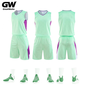 ชุดเสื้อกล้ามบาสเก็ตบอลแบบแห้งเร็ว ระบายอากาศได้ดี ปรับแต่งได้ ใส่กลับด้านได้ มีไซส์ใหญ่ ชุดทีมฤดูร้อน มีตัวเลือกสีพื้น - Product Image 2