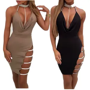 In magazzino RTS Fashion vendita calda Backless Club Party abiti estivi donna sexy bodycon Club Dresses