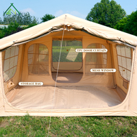 Tente gonflable Litai Antour AT17.28 17.28 pour 5-6 personnes, tente de luxe en toile de coton imperméable, protection UV quatre saisons, tente facile à monter