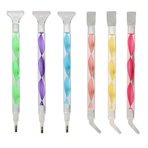 Nuevo estilo, pluma perforadora de punto de pintura de diamante, calidad Superior, Kit de pluma perforadora adhesiva DIY, accesorios completos para herramientas de pintura de diamantes - Product Image 1