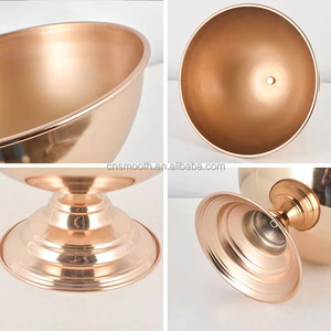 <span class=keywords><strong>Centrotavola</strong></span> per Matrimonio a Forma di <span class=keywords><strong>Ciotola</strong></span> Rotonda, Supporto per Fiori in Metallo Oro e Argento per Decorazioni Floreali - Product Image 3