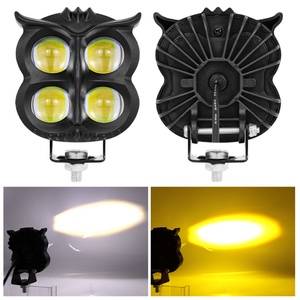 Projecteurs LED Mini Owl 4 LED pour Moto, Éclairage Populaire et Tendance, Résistants aux Intempéries, Blanc, Jaune, Multicolore - Product Image 5