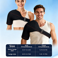Bingyuan – Compresse froide réutilisable pour thérapie chaud-froid, enveloppement d'épaule, attelle de compression froide pour soulagement des douleurs articulaires et gonflements musculaires