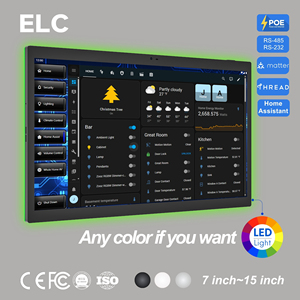 Tablette tactile murale Android 14 de 15,6 <span class=keywords><strong>pouces</strong></span> avec hub domotique, Matter, Thread, PoE, contrôleur HMI RJ45 RS485 et dispositif <span class=keywords><strong>PC</strong></span> - Product Image 1
