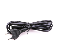 Câble d'alimentation CA 1,5 m à 2 broches (EU/US) pour chargeur de batterie d'ordinateur portable et adaptateur d'alimentation pour console de jeu PS2, PS3 Slim, PS4