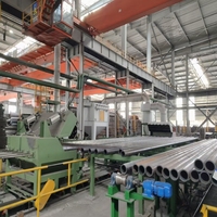 Sableuse rotative entièrement automatique de type traversant pour le nettoyage des parois intérieures de tubes de 50 à 600 mm |   Équipement de décapage de la rouille Sa 3.0
