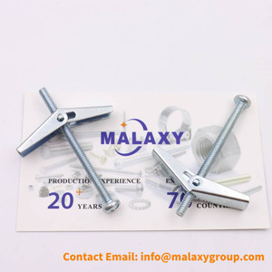 Malaxy M4 M6 M5 M8เหล็กชุบสังกะสีแบบปีกแรงโน้มถ่วงสปริงสลักเกลียวผีเสื้อสำหรับผนังกลวง - Product Image 5