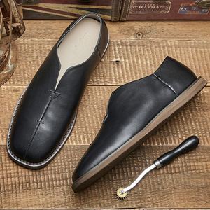 Mocassins de créateur pour hommes - Chaussures décontractées d'été, Chaussures en cuir pour hommes, Chaussures en cuir décontractées rétro - Product Image 2
