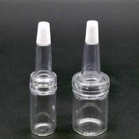 Meilleur prix, faible MOQ, tube compte-gouttes en PVC transparent de 13 mm et 20 mm, bouchon trompette, tête de corne pour flacon de pénicilline