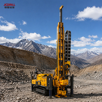 Foreuse diamantée sur chenilles diesel avec intégration de générateur en option pour l'exploration minière profonde jusqu'à 1200 m de profondeur
