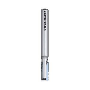 Brocas de enrutadores rectos DP de cuerpo completo de carburo con rompevirutas ejecutadas con dos principios de corte - Product Image 1