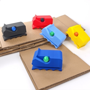 Cutter en plastique Kitty Cutter pour griffoirs pour chats, imprimé en 3D, portable, fournitures de loisirs créatifs, outil de recyclage, pour projets DIY en plastique pour chats - Product Image 1