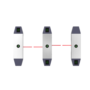 Tourniquet de contrôle d'accès pour supermarché et salle de sport, barrière à ailettes avec lecteur de code QR pour portail d'entrée de <span class=keywords><strong>parc</strong></span> d'attractions - Product Image 4