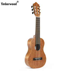 Guitarlele Clásico de 28 Pulgadas, Ukelele de Seis Cuerdas de Gran Tamaño, Guitarlele de Viaje con Cuerdas de Nailon Aquila, Guitarlele de Fábrica - Product Image 2