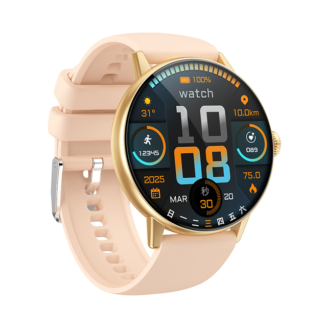 Smart Watch 1.43'' AMOLED, BT Calling, Local Music/Video Storage, Fitness Tracker , Zinc Alloy Case 2025 New Model